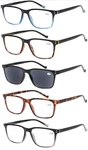 Joschoo 5 Pack Reading Glasses Women Spring Hinges Comfortable +2.0. Fixed Price $18.50.
