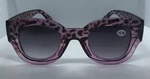 Bevi Reading Glasses +2.00 Purple Animal Print Readers Bifocals. Fixed Price $22.99.