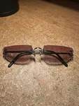 Cartier Panthere Sunglasses Rimless, Platinum Decor, CT0474S CT0494O 2025. Fixed Price $600.00.