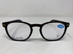 Polinelli LO0121 P301 Brn 49-20-140 Brown Wood Full Rim Eyeglasses Frame 0532. Fixed Price $45.00.