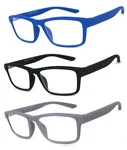 Women Fashion Square Rubberized Frame Full Lens Reading Glasses +1.00 +4.00. Fixed Price $28.95.