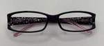 Readers Frames Only Eyeglasses Amber Purple 54-17-125. Fixed Price $28.88.