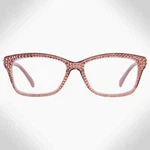 Jimmy Women's Pink Readers With Swarovski Crystals. Fixed Price $75.00.