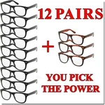 Reading Glasses Womens Readers Style 12 Pack Value Deal All Powers Classic. Fixed Price $18.95.