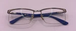 Ray Ban Frames Only Half Rim Eyeglasses Rb 8411 2620 Black Blue 54-17-140. Fixed Price $54.88.