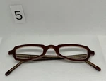Evolutioneyes KT-5869B Brown Reading Glasses +2.50 Rectangular Women. Fixed Price $20.00.