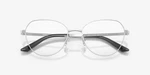Versace 1313-D 1001 Round Full Rim Silver Metal Eyeglasses Frames 55-18-145. Fixed Price $100.00.