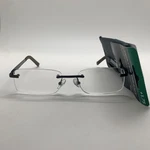 Foster Grant Blake +1.75 Men's Reading Glasses Rimless Readers Metal. Fixed Price $19.95.