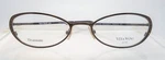 Vera Wang Luxe Epiphany Chocolate 49-17 Eyeglass Glasses Frame Womens Titanium. Fixed Price $39.99.