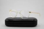 New Polo Ralph Lauren 2227 5034 Clear Gold Authentic Eyeglasses 47-21. Fixed Price $84.15.