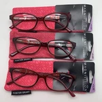 **3 Pair** R34 Foster Grant +3.25 Evalina Wine Readers Reading Glasses. Fixed Price $21.95.