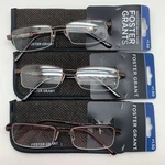 "3 Pair" R246 Foster Grant +1.50 Peter Brown Men's Reading Glasses Readers. Fixed Price $22.95.