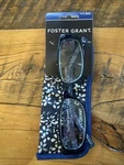 Foster Grant Viana Blue + 1.50 Reading Glasses Readers New Case. Fixed Price $11.99.