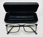 Modo Eyeglasses Frames Mod. 6017 Matte Black 55-18-148. Fixed Price $24.00.