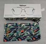 Optimum Optical Avery Reading Glasses +3.00 Silver #OPT-AVE300. Fixed Price $16.88.