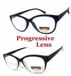 Cat Eye Progressive Reading Glasses Strengths Reader +1.00 +3.00 Women. Fixed Price $15.99.