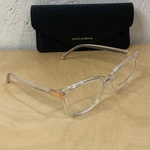 Dolce & Gabbana Reading Glasses Dg 5036 3133 53-17 Crystal Gold Frames Reader. Fixed Price $89.95.