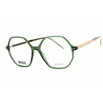 Hugo Boss Men's Eyeglasses Green Plastic Geometric Shape Frame 1528 01ED 00. Fixed Price $61.17.