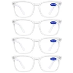 4 Packs Clear Reading Glasses 2.5 For Blue Light Blocking Readers 1.0 1.25 1..... Fixed Price $39.99.