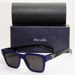 Prada Sunglasses Black Blue Square Marble Baltic PR08ZV Vpr 18D-1O1 54MM. Fixed Price $183.51.