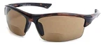 Bifocal Safety Sport Wrap Reading Sunglasses Readers For And Women Tortoise. Fixed Price $22.34.
