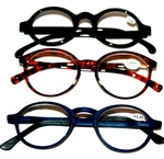 Pair Reading Glasses POWER+3.25 Variety Fashion Round Readers Women. Fixed Price $27.00.