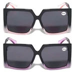 2 Pairs Square Oversize Women Bifocal Outdoor Reading Sunglasses. Fixed Price $15.95.