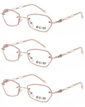 Luff Rimless Reading Glasses For Women 1.0 96% Blue Blocking Lightweig. Fixed Price $48.49.