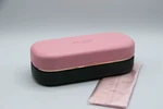 New Kate Spade Pink Green Large Authentic Sunglasses Eyeglasses Case W/cloth. Fixed Price $18.70.