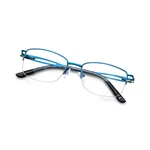 Liansan Metal Bifocal Reading Glasses For Women,stylish Half Rim Zero Top Blu.... Fixed Price $22.23.