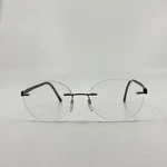 Silhouette 5452 6055 Eyeglasses Frames Silver Rimless 19-140 4551. Fixed Price $59.99.