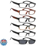 Joschoo 6 Pack Computer Reading Glasses Women And With Comfortable Sp. Fixed Price $27.99.