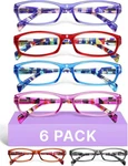 2.0 Reading Glasses 6 Pack Fashion Readers Gaoye For Women Spring Wpastel Cases. Fixed Price $24.50.