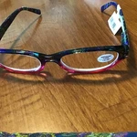 Calabria 4377 Reading Glasses W/floral Designs & Matching Case Pink +4.00. Fixed Price $12.97.