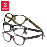 Design Optics Foster Grant 3PK Women Readers +1.50 Reading Glasses New 53-15-140. Fixed Price $7.79.
