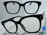 Oversized Classy Vintage Retro Reading Eye Glasses Readers Big Black Frame +1.25. Fixed Price $13.94.