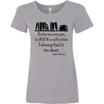 Inktastic Jane Austen Quote Women's T-shirt Fan Reading Books Literature. Fixed Price $14.99.