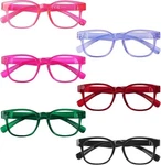 Metalless Screwless Spring Hinges Reading Glasses 6 Pack Ladies Readers Cheaters. Fixed Price $10.98.