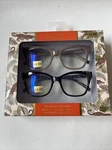 New ! Nicole Miller Ny Readers Tortoise & Tan Set Of Reading Glasses +2.00. Fixed Price $28.80.