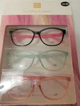 Laundry By Design +2.00 Reading Glasses Readers Black, Blue, Pink Animal Print. Fixed Price $21.95.