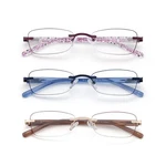 3 Pack Rimless Reading Glasses For Women Blue Light Blocking Readers Tinted E.... Fixed Price $29.96.