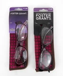 2 Pairs Foster Grant "monica" Women's Reading Glasses Magenta Polka Dot. Fixed Price $17.84.