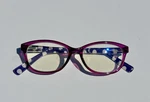 Purple Polka Dots Fashion Ladies Glasses High Quality Spring Hinge *frames Only*. Fixed Price $5.97.