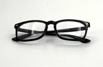 Sllac Abel Rectangle Clear Glasses Unisex Square Black Frame. Fixed Price $16.00.