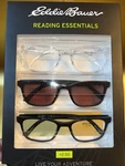 Eddie Bauer Designer Reading 3 Pack Readers +2.50 W/1 Pair Sunglasses. Fixed Price $29.99.