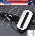 Portable Nose Clip-on Reading Glasses Folding Ultralight Keychain Unisex. Fixed Price $23.39.