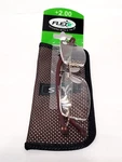 Select-a-vision Flexible Rectangular Readers, Opaque Brown, 2.00 W/ Case. Fixed Price $24.95.