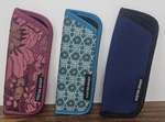 Foster Grant Reading Glasses Slim Lace Soft Sleeve Case Lot 3 Pink Teal Blue. Fixed Price $12.99.