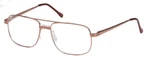 Dalix Mens Bridged Large Squared Prescription Glasses Frames Copper. Fixed Price $19.99.