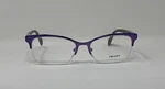 Prada VPR60P MA2-101 Purple Half-rim Eyeglasses. Size 54-17-140. New Authentic. Fixed Price $135.00.